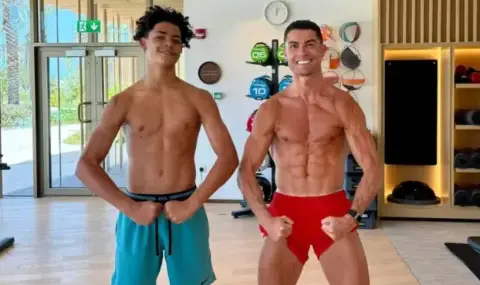 Кристиано Роналдо-джуниър прави дебют за Португалия  - 1