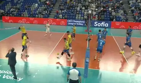 Волейболният Левски напусна Шампионската лига, но продължава битката за Купата на CEV - 1