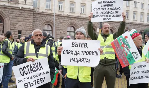 Кирил Вътев за протеста на животновъдите: Няма да подавам оставка. Което е трябвало да бъде изплатено, сме го изплатили  - 1
