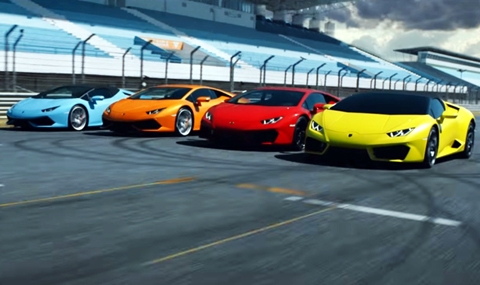 Всички версии на Lamborghini Huracan в едно видео - 1