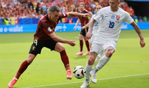 Белгия се препъна в Словакия, отмениха два гола на Лукаку - 1