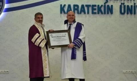 Бившият министър на туризма, а сега секретар на президента, Илин Димитров вече е Доктор "Хонорис Кауза" - 1