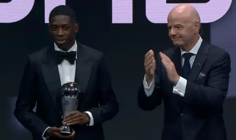Усман Дембеле беше определен за №1 и в наградите на FIFA The Best за годината - 1