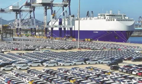 Много китайски автомобили бездействат в европейските пристанища, причината - трудно се продават - 1