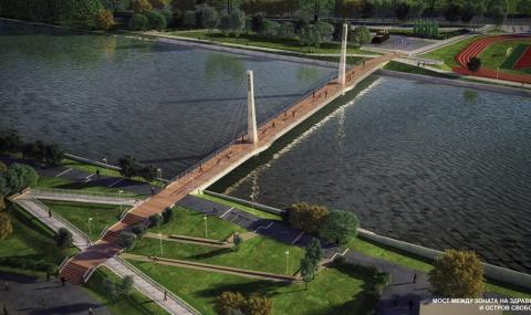 Строят нов пешеходен мост над Марица в Пазарджик - 1