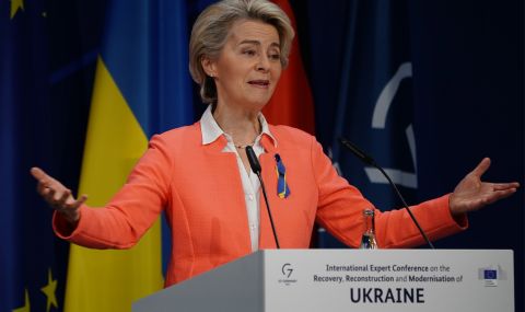 Урсула фон дер Лайен: Светът трябва да помогне на украинците да възстановят бързо страната си - 1