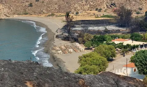 Много висок риск от горски пожари за пет гръцки острова - 1