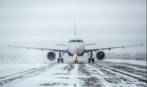 Над 1400 полета бяха отменени в САЩ заради снежна буря - 1