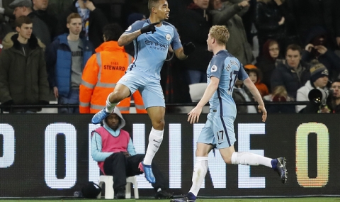 Манчестър Сити се спаси от издънка в края - 1