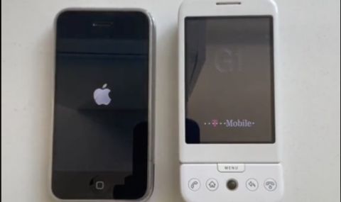 Първият iPhone срещу първия смартфон с Android (ВИДЕО) - 1
