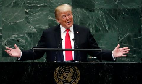 Тръмп стана за смях пред ООН (ВИДЕО) - 1