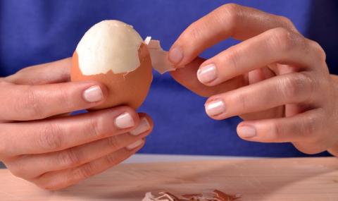 Как се белят правилно варени яйца - 1