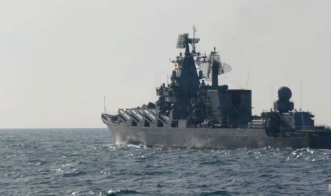 В Севастопол се състоя траурна церемония за прощаване с крайцера "Москва" - 1
