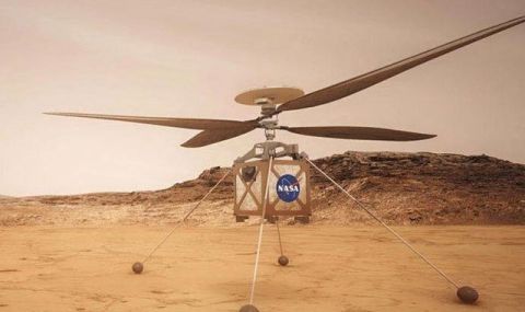 Марсианският хеликоптер направи най-дългия си полет над Марс - 1