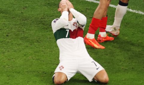 Роналдо с култова реакция след триумфа на Меси в Катар - 1