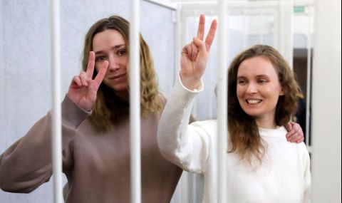 Осъдиха журналистки, защото заснели протест срещу диктатора Лукашенко - 1
