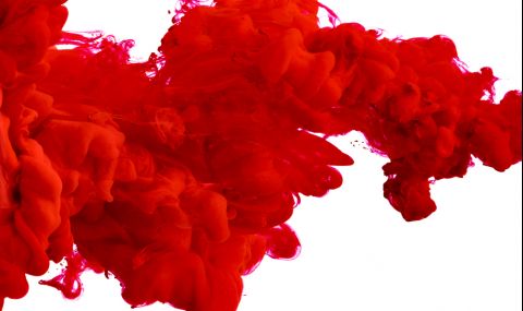 Заляха с червена боя табелата на полското посолство в Москва  - 1