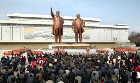 Северна Корея чества 101 години от рождението на Ким Ир Сен - 1