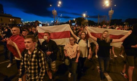 Протести и сблъсъци в Беларус след президентския вот - 1