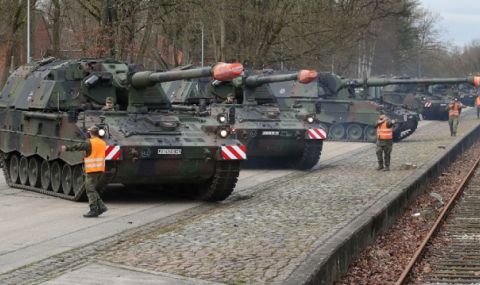 Подкрепление! Германски военни части пристигнаха в Литва - 1
