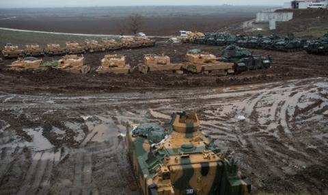Взривени турски танкове в Сирия - 1