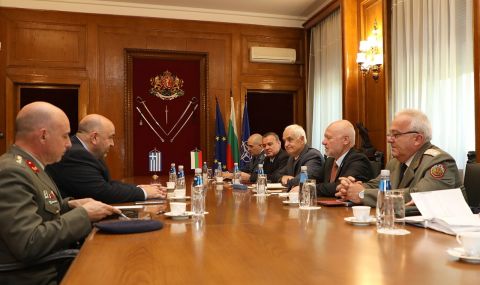 Тодор Тагарев се срещна с посланика на Гърция Алексиос Либеропулос - 1