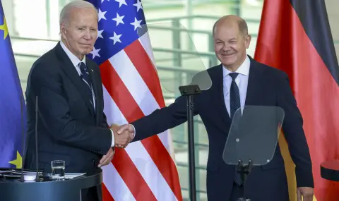 Scholz: Thanks to Biden, Putin's plan failed  - 1