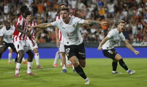 Валенсия се върна на победния път с важен успех над Атлетик - 1