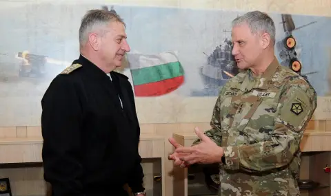 Commander of the US Fifth Army Corps visits Sofia  - 1