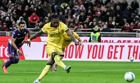 Леао върна усмивките в Милано и изведе „росонерите“ на върха след късна победа над Фиорентина - 1