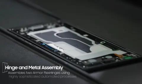Samsung разкрива как произвежда и тества системата с двойна панта на Z TriFold (ВИДЕО) - 1
