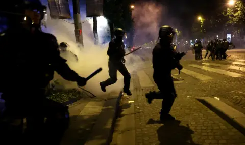 Кърваво меле в Париж! Двама загинали и над 550 арестувани след триумфа на ПСЖ (СНИМКИ + ВИДЕО) - 1