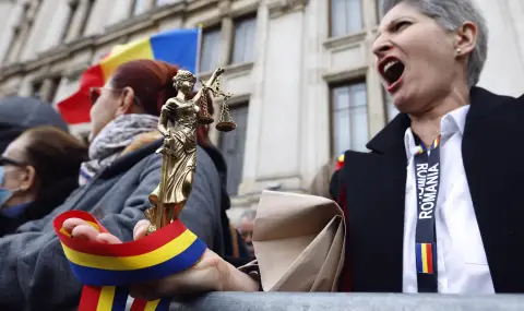 В Букурещ се проведе протест срещу корупцията в съдебната система - 1