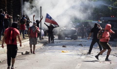 Отново протести в Чили - 1