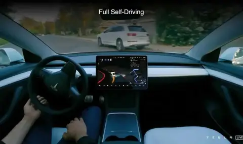 Новият автопилот на Tesla вече реагира като истински шофьор (ВИДЕО) - 1
