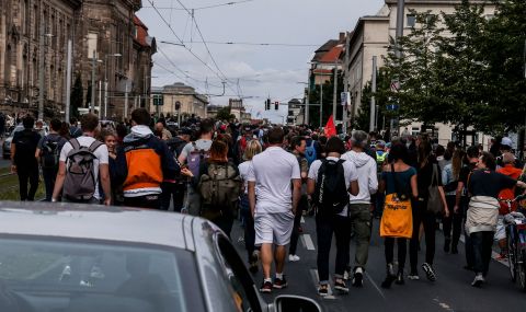 Активисти на протест в Германия - 1