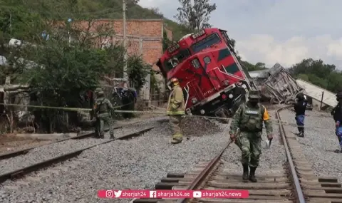 13 загинали и 98 ранени след дерайлиране на влак в Мексико ВИДЕО