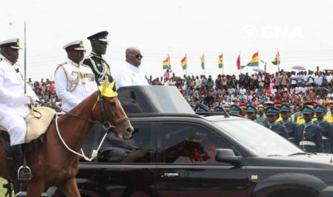 Гана отбелязва с паради 66-ата годишнина от независимостта си от колониално управление  - 1