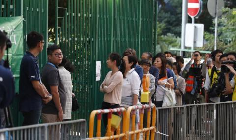 Рекордна избирателна активност в Хонконг - 1
