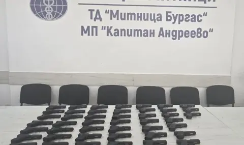 Опитаха да пренесат пистолети в камион със смокини през „Капитан Андреево“  - 1