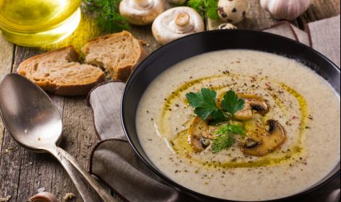 Рецепта за вечеря: Гъбена крем супа - 1