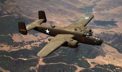 Американски самолети от Втората световна война прелитат над Русия - 1