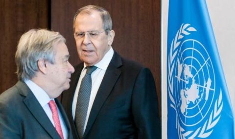 Гутериш предаде на Лавров писмо до Путин за удължаване на зърнената сделка - 1