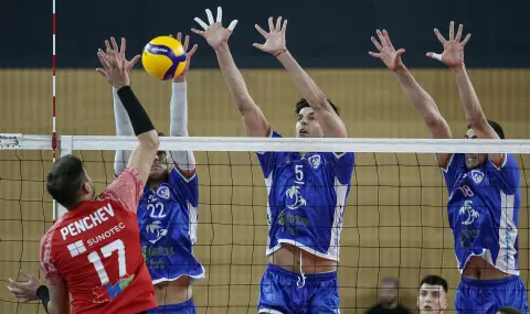 Левски срази ЦСКА в зрелищен волейболен сблъсък при мъжете - 1