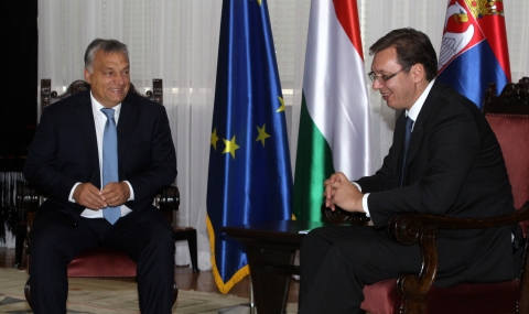Орбан и Вучич на посещение в България - 1