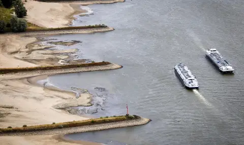 Rivers in the Netherlands have reached a historic low - 1