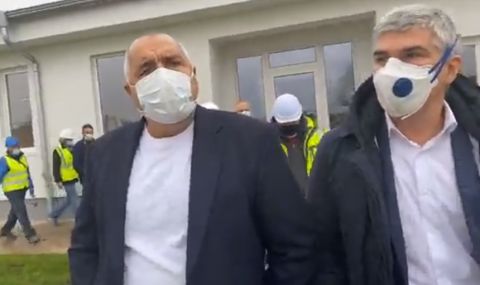 Борисов инспектира газов обект (ВИДЕО) - 1