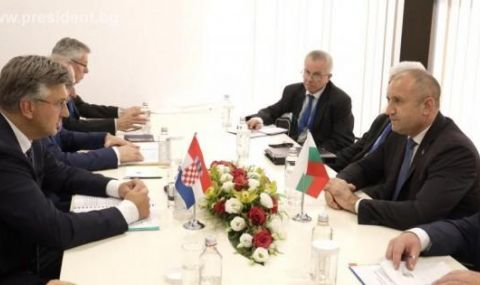 Радев към хърватския премиер: Общият ни път не трябва да е състезание, а партньорство - 1