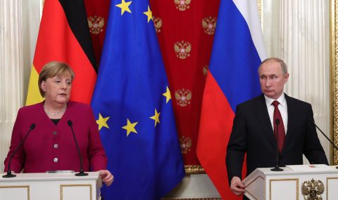 Меркел разговаря с Путин - 1