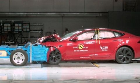 Tesla Model S получи най-високата оценка за безопасност (ВИДЕО) - 1